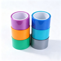 Tube thermorétractable transparent en PVC/PET avec logo couleur personnalisé, rouleau d'isolation pour batteries au lithium 18650 21700