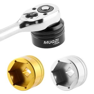 MUQZI Outil à douille pour fourche de vélo <span class=keywords><strong>VTT</strong></span> 24mm 26mm 28mm 32mm Douille pour écrous de <span class=keywords><strong>suspension</strong></span> de fourche <span class=keywords><strong>Fox</strong></span> - Product Image 5