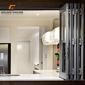 GS Folding Aluminum <b>Window</b> with Frameless Glass Panels - Product Image 5