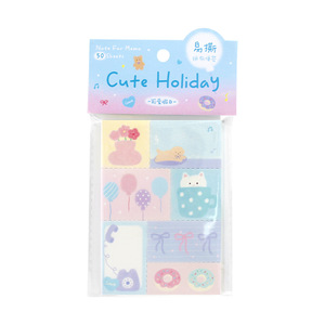 50 hojas por paquete de cuadernos de patchwork, diario informal estilo coreano, materiales para apuntes y mensajes de estudiantes, con hojas desprendibles. - Product Image 5