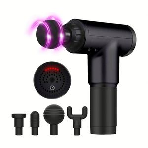 Mini Pistola de Masaje Eléctrica Inalámbrica Recargable con Motor de Escobillas de 7.4W, Control de Tiempo y 3000 RPM para Masaje Corporal de Tejido Profundo - Product Image 5