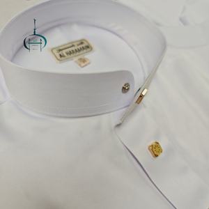 Vestido ceremonial musulmán para <span class=keywords><strong>hombre</strong></span> con bolsillo en el pecho y estuche de lápices, diseño de cuello a presión para traje Toby personalizable - Product Image 2