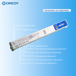 OREDY ORD-150 호텔용 모던 자동 슬라이딩 유리문 개폐기 (DC 브러시리스 모터 및 도어 센서, 알루미늄 합금) - Product Image 3