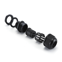 Presse-étoupes à trous multiples Inserts plug Waterproof IP68 Nylon Cable Glands Metric Multi Hole Plastic Cable Glands M20-3H M25-4H