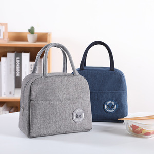 HANFEIZI Cationic Fabric Insulated Bento <strong>Bag</strong> Thermal Cooler Food Containers <strong>Lunch</strong> Tote <strong>Bag</strong> <strong>for</strong> <strong>Work</strong> - Product Image 1