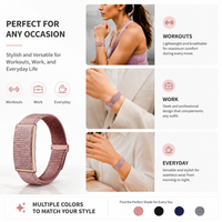 Pulsera Inteligente de Salud sin Pantalla, Sensor LED de Tres Colores, 20 Días de Duración de la Batería, Múltiples Modos de Ejercicio, Control por Gestos