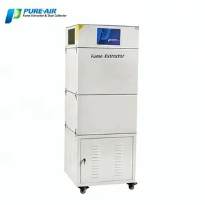 Hot Sale CO2 Laser soldering welding fume extractor dust collector machine with HEPA air filter & activated carbon air purifier
