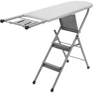 <span class=keywords><strong>Tabla</strong></span> <span class=keywords><strong>de</strong></span> <span class=keywords><strong>planchar</strong></span> personalizable profesional totalmente metálica con perchero grande plegable y reutilizable para uso en la sala <span class=keywords><strong>de</strong></span> estar - Product Image 3