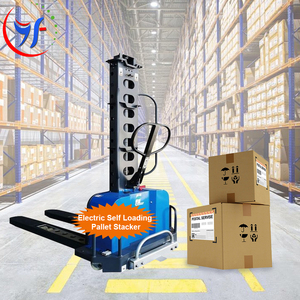 Elektrische Vork Lift Stapelaar 500Kg 1.6M Lift Hydraulische Handmatige Stapelaar Heftruck - Product Image 6