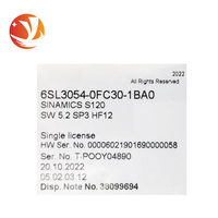 Carte Compact Flash PLC Siemens 6SL3 054-0FC30-1BA0 6SL3054-0FC30-1BA0 Originale Neuve, Contrôleur Programmable 16 E/S 110V