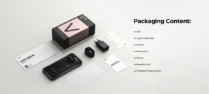 Teléfono inteligente 5G resistente 12 + 512GB Android 14 móvil NFC Función de visión nocturna desbloqueada global 108MP principal 33W 8680mAh Doogee V40 - Product Image 4