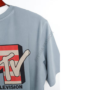 T-shirts à manches courtes pour hommes Confort de base Taille régulière 200gsm Tee Shirts classiques Respirant Imprimé des deux côtés Grande taille - Product Image 4