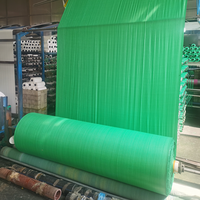Rouleau de plastique tubulaire tissé en polypropylène transparent en gros pour la fabrication de sacs en PP, sacs d'emballage