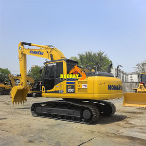 RuiLanJapan, excavadora sobre orugas Komatsu usada Original, máquina de construcción de 20 toneladas Komatsu PC200 Pc220, excavadora usada - Product Image 2