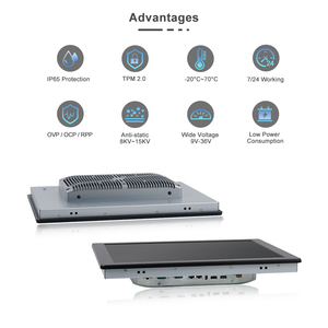 Hochleistungs-Intel Core i3 i5 i7 der 10. Generation Industrieller Touchscreen-<span class=keywords><strong>PC</strong></span> Industrie-Computer ip65 Wasserdichter Industrie-<span class=keywords><strong>PC</strong></span> - Product Image 3