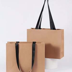 Factory Direct Customized Gift Packaging <b>Bags</b> Shopping <b>Paper</b> <b>Bags</b> Corporate Clothing <b>Stores</b> With Your Logo - Product Image 5