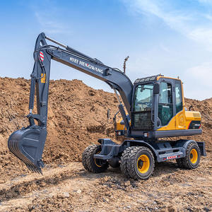 Hengwang HWL80 nuevo diseño 8 toneladas unidad en piezas mejor precio excavadora rueda excavadora - Product Image 4