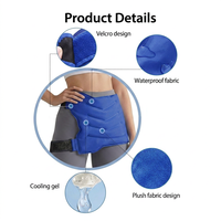 Bingyuan Bande de compression pour hanche avec poche de gel amovible, compresse froide réutilisable pour la hanche à large zone de couverture pour remplacement de hanche, ROHS