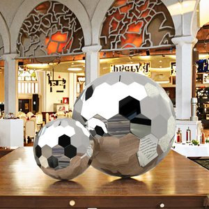 2025 escultura de esfera de Metal de arte moderno Nuevo Hogar Interior fiesta boda <span class=keywords><strong>Centro</strong></span> decoración techo decoraciones para bodas eventos - Product Image 5
