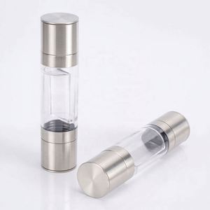 Adjustable Industrial 2-in-1 Salt & <b>Pepper</b> <b>Grinder</b> Stainless Steel Spice Mill with Ceramic Mechanism Hand Operated - Product Image 4