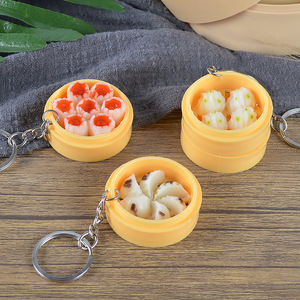 도매 시뮬레이션 음식 키체인, 3D PVC 미니 푸드 키홀더, 가방 장식용 펜던트 액세서리 - Product Image 4