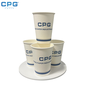 Gobelets en papier personnalisés en gros, avec logo imprimé sur mesure, pour les chaînes de franchise et l'identité de marque - Product Image 1