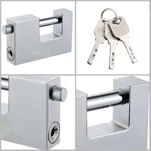 ホットセール ステンレス製 スマートセーフティ 長方形南京錠 ロックボックス 配送コンテナ ドア ロックボックス用 - Product Image 2