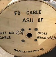 Cable de Fibra Óptica Autoportante ASU de 12/24 Núcleos, Monomodo, Mini ADSS G652D, Doble Revestimiento FRP PE, Cable de Red de Banda Ancha OEM