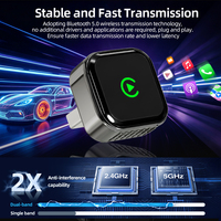 Grandnavi CP257 Garantie 1 an Adaptateur USB BT portable Mini pour voiture Mirror Link Commande au volant mains libres CarPlay Android