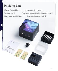 <span class=keywords><strong>Ulanzi</strong></span> <span class=keywords><strong>VL49</strong></span> RGB Pro โคมไฟกล้อง2500-9000K สำหรับการถ่ายภาพด้วยเอฟเฟกต์แสงแบบไดนามิก20 + สีเต็มรูปแบบ - Product Image 2