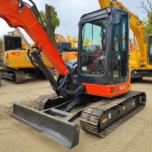 Mini-excavatrice Hitachi ZX50U d'occasion à prix avantageux, peinture d'origine, bon état, faible consommation de carburant, pour exportation mondiale - Product Image 4