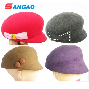 ทำขนสัตว์รู้สึก <span class=keywords><strong>Fez</strong></span> Hats15cm ขนสัตว์ Fedora รอบหมวกด้านบนสำหรับผู้ชาย - Product Image 6