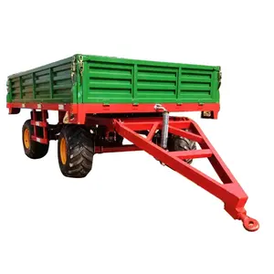 Véhicule de transfert de marchandises véhicule de transport spécifique à l'usine 3-15 tonnes remorque plateau aéroport véhicule de transfert de bagages trémie Chine - Product Image 1