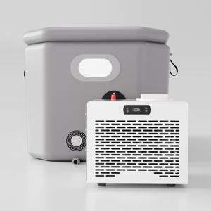 Baignoire de récupération pliable carrée en PVC gonflable avec mini-refroidisseur d'eau et filtre de refroidissement pour bain froid - Product Image 5