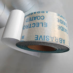 Papel de <span class=keywords><strong>lija</strong></span> de diamante PSA al mejor <span class=keywords><strong>precio</strong></span>, fabricación de óxido de aluminio, disco de lijado abrasivo, hojas de tira, rollo de tela suave - Product Image 4
