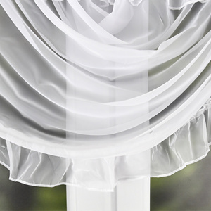 Juego de cortinas transparentes suaves de ambiente cálido francés, adecuado para habitaciones de niños, bodas, hoteles, 3 piezas, 400*80cm - Product Image 6