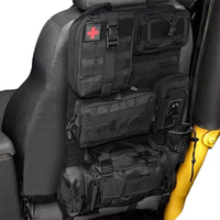 Sac de rangement universel tactique pour dossier de siège SIVI Maiker, organisateur de sac avec 5 pochettes, compatible avec tous les modèles