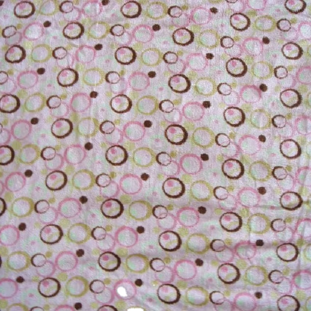 Velour Bamboo Towel Printed Fabric--durable--piles Not Pull Out
