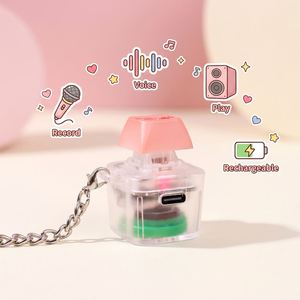 Sound & Light + Satisfying Keyboard Click Keycap <b>Keychain</b> <b>Fidget</b> Acrylic Keycap Click <b>Keychain</b> Custom Recording Function - Product Image 1