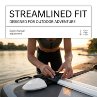Bande lumineuse LED pour planche de paddle (SUP) la plus vendue – Éclairage de nuit pour planche de surf et kayak – Équipement de sécurité avec sangle et boucle