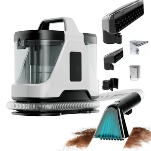 Nouvelle Offre 2026 : Aspirateur Portable pour Nettoyage de Tapis et Canapés, Machine à Shampooing pour Tissus d'Ameublement et Détachant d'Étains d'Eau pour Canapés et Sièges de Voiture - Product Image 1