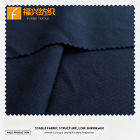 Tissu Sergé Extensible 280 GSM en Gros pour Costumes, 72% Polyester 16% Rayonne 2% Spandex, Tissu Mat Tissé pour Blazer, Pantalon et Uniforme