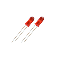 1000 pièces/sac Prix usine Diode LED à lentille colorée 5*12.5mm Blanc Rouge Jaune Orange Bleu Vert Trou de diffusion 0.06W 5mm Hlx 30 InGaN