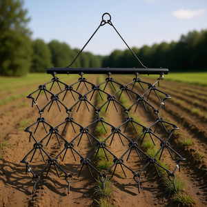 Râteau à chaînes pour ATV, 4 x 5,6 pieds, herse de traînée pour nivellement de terrains et machines agricoles - Product Image 2