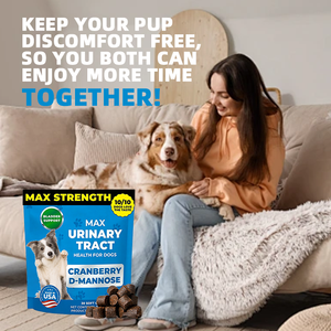 Max Strength Complément Urinaire pour Chiens à la Canneberge avec D-Mannose, Soutien <span class=keywords><strong>de</strong></span> la <span class=keywords><strong>Vessie</strong></span>, Friandises à Mâcher Souples, Sachet <span class=keywords><strong>de</strong></span> 30 Unités, Approvisionnement en Gros - Product Image 4