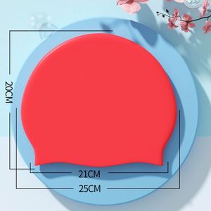 Bonnet de bain confortable personnalisé vibrant et léger Conception imprimée étanche en silicone durable - Product Image 2