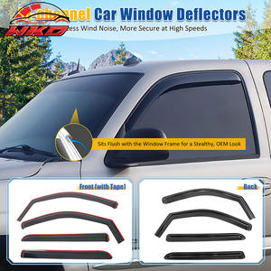 Visera para Ventana de Silverado Sierra 1500 y 2500 3500 HD Crew Cab 14-19, Protección Lateral para Ventana de Puerta de Coche - Product Image 2