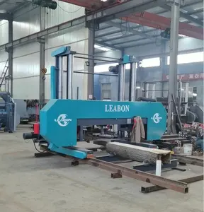 자동 수평 나무 Bandsaw 제재소 로그 톱질 기계