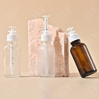 Flacon seringue gradué en verre dépoli de 30 ml pour solution de base, à ouverture facile, sérigraphié, pour essence médicale, direct usine