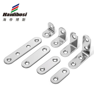 Supports d'angle en acier inoxydable Haidibosi en forme de L, support d'étagère à angle droit de 90 degrés pour la fixation d'armoires et de placards - Product Image 1